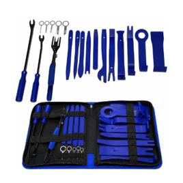 Alicate Sacador Grampos Forro De Porta Automotivo + Espátulas de Nylon