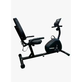 Bicicleta Ergométrica Horizontal Magnética Winnek Monitor Digital 8 Niveis de ajustes Sensor de pulsaçao Pedal com Cinta Ajustavel