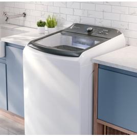 Lavadora de Roupas Electrolux 18kg Cesto Inox 11 Branco Efficient LEE18 110V