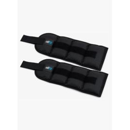 Par Caneleira de Musculação 2kg Preto Tornozeleira Academia