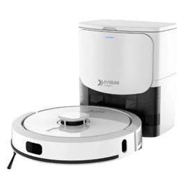 Robô Aspirador e Passa Pano KABUM! smart 900 - 5 Modos de Limpeza, Base 2 em 1, Mapeamento 3D - 127v - Branco - KBSF011