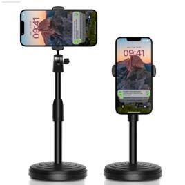 Suporte Apoiador De Celular Mesa Tripé Selfie Regulagem 360°