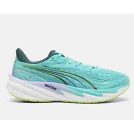 Tênis de Corrida Puma Velocity Nitro 5 X HYROX Masculino - Verde Claro
